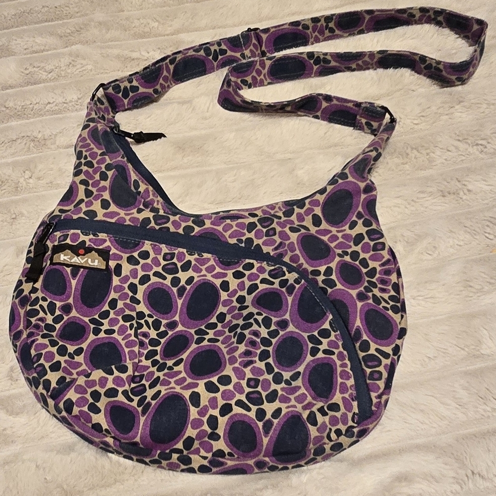 KAVU Purple and Black Women's Bag